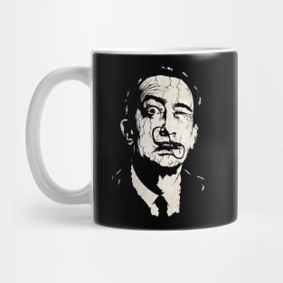 Salvador Dali Portrait Art Mug